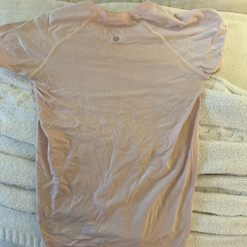 Lululemon light pink Short Sleeve Top